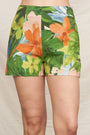 TROPICAL FLORAL SHORTS
