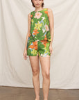 TROPICAL FLORAL SHORTS