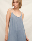 SLOUCHY DENIM JUMPSUIT