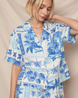 TROPICAL BLOCKS SHORT SLEEVE SHIRT