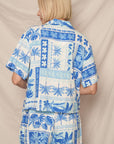 TROPICAL BLOCKS SHORT SLEEVE SHIRT