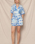 TROPICAL BLOCKS SHORT SLEEVE SHIRT