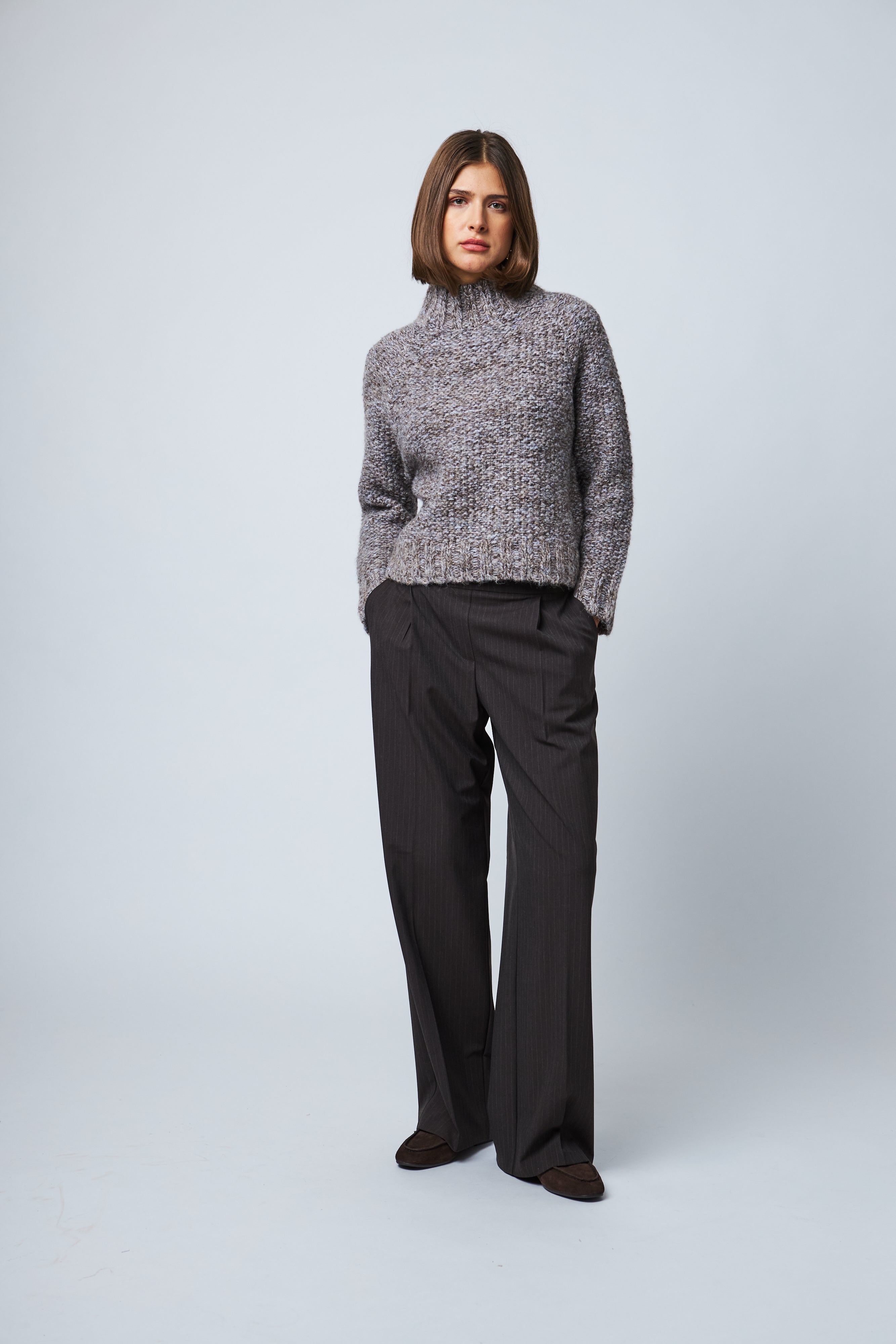 ELOISE MARLED MOCK NECK SWEATER