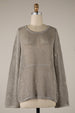 METALLIC MESH SWEATER