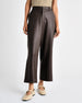 VEGAN LEATHER ANKLE TROUSER