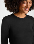 ISABELLA SHIMMER LONG SLEEVE TEE