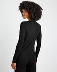 ISABELLA SHIMMER LONG SLEEVE TEE