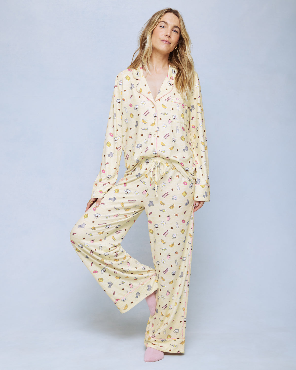 BREAKFAST PARTY FLORA PILLOWSOFT PJ SET