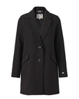 FABRIZA DRAPY NOTCH COLLAR STRAIGHT TRENCH