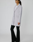 FABRIZA DRAPY NOTCH COLLAR STRAIGHT TRENCH