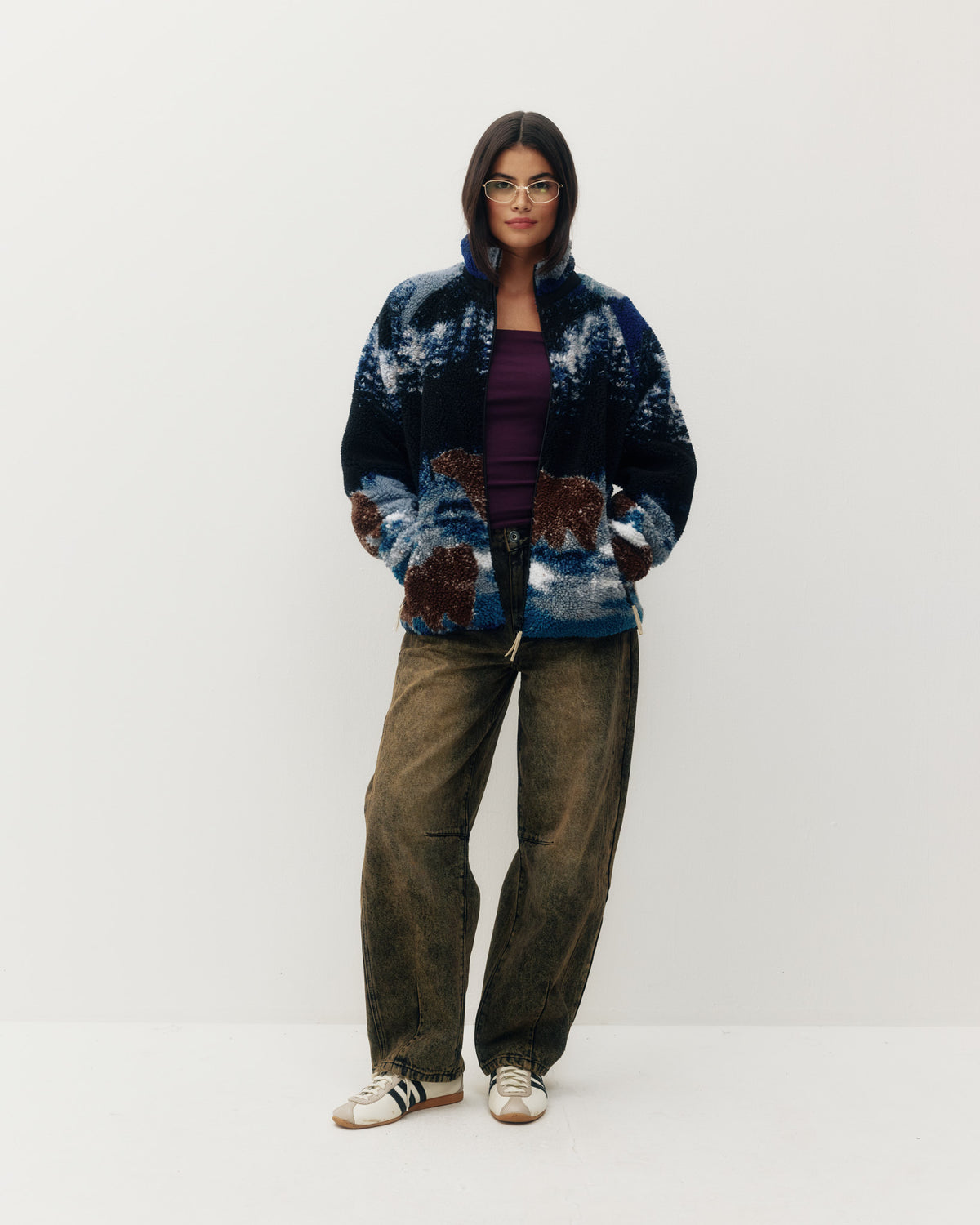 BEARS IN THE WILD SHERPA JACKET