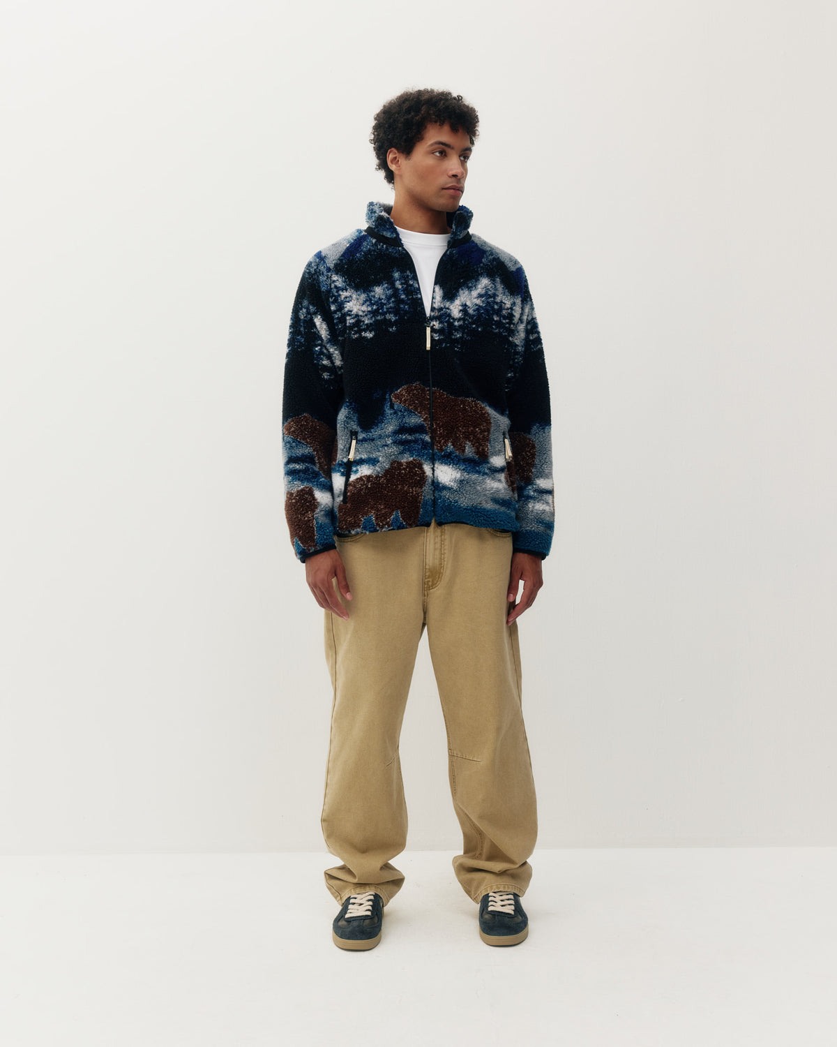 BEARS IN THE WILD SHERPA JACKET
