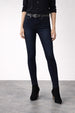 Jean skinny taille haute Gwen, couleur bleu faucon