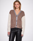 HARLOW COLOUR BLOCK CARDIGAN