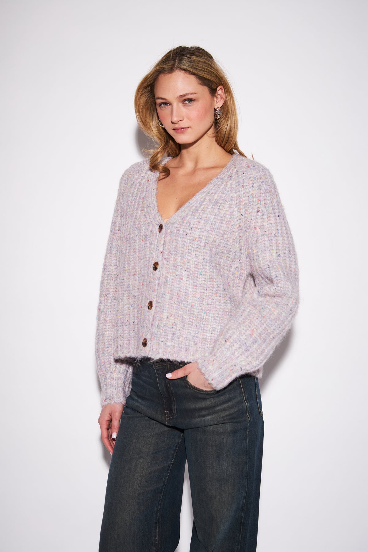 HAWKINS RIBBED CARDIGAN