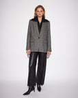 HAYES HERRINGBONE BLAZER