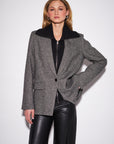 HAYES HERRINGBONE BLAZER