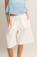 DRAWSTRING KNEE LENGTH SHORTS