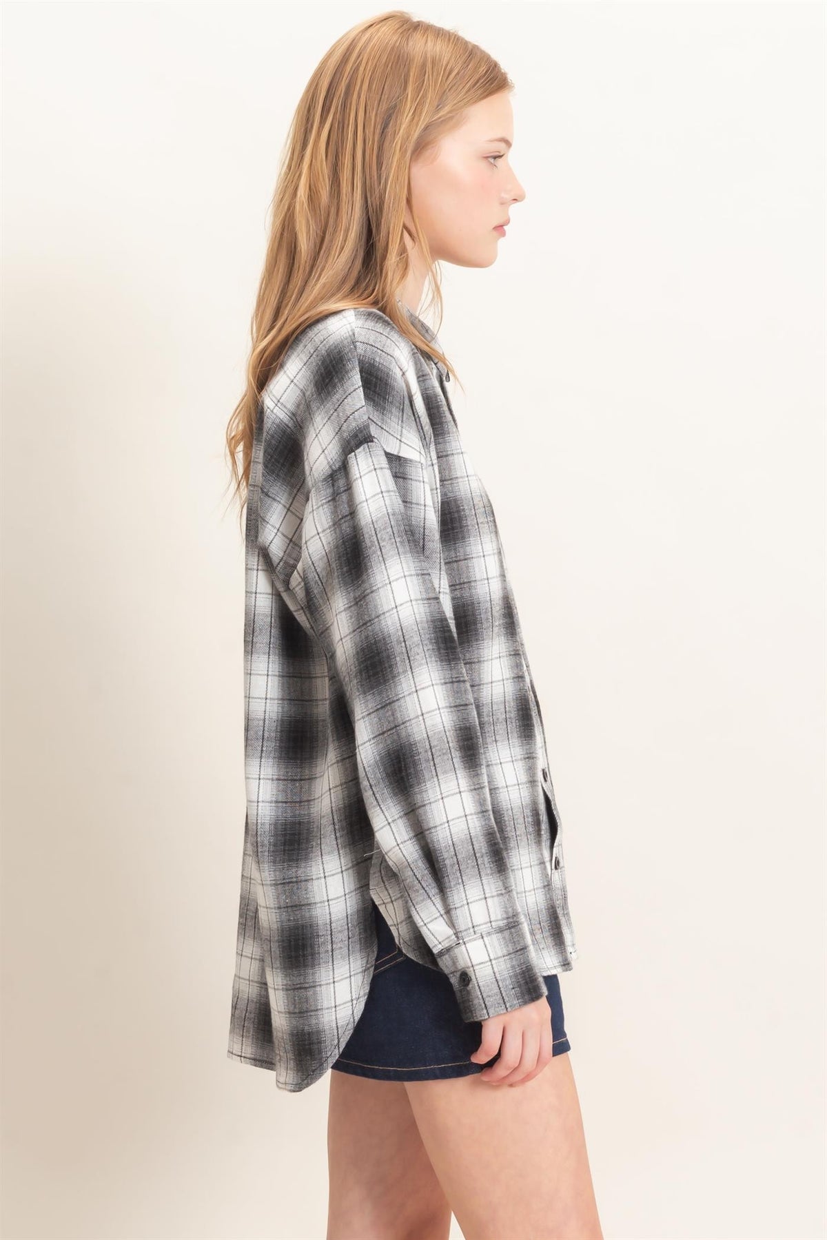 PLAID FLANNEL SHIRT