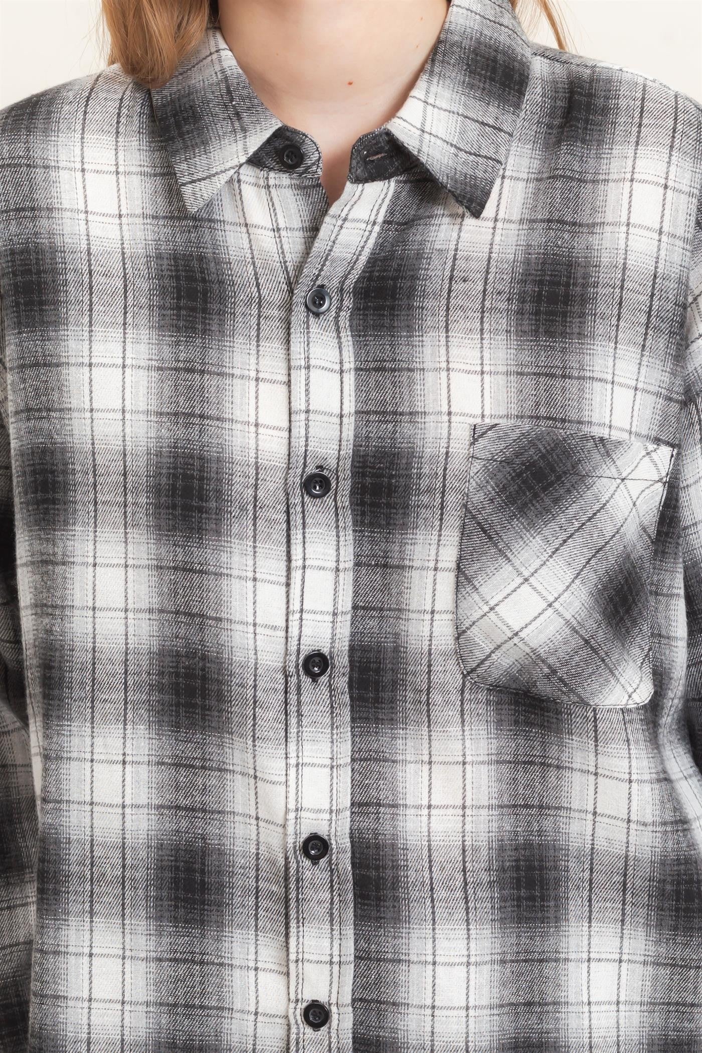 PLAID FLANNEL SHIRT
