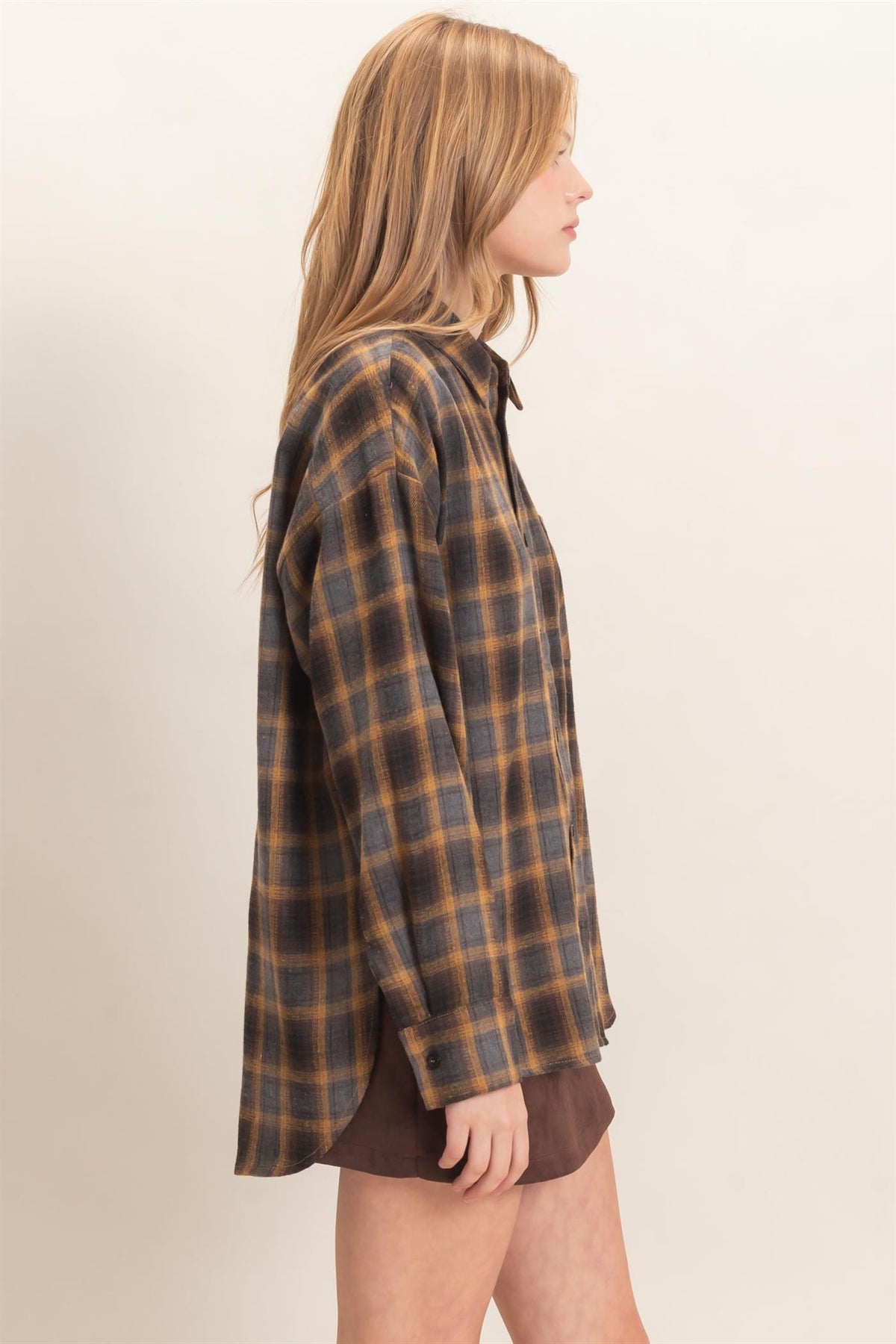 PLAID FLANNEL SHIRT