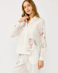 FLORAL PRINT LONG SLEEVE SHIRT