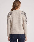 FLORAL SEQUINS SWEATER