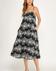 FLORAL EMBROIDERED DRESS
