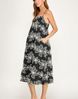 FLORAL EMBROIDERED DRESS