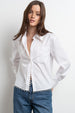 PEARL TRIM LONG SLEEVE SHIRT