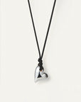 ART HEART ON A STRING NECKLACE