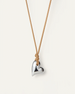 ART HEART ON A STRING NECKLACE