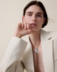 LYDIA BOLO TIE - BEIGE CORD