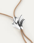LYDIA BOLO TIE - BEIGE CORD