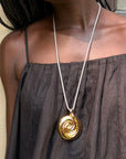 NICO MIRROR PENDANT ROPE NECKLACE