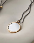NICO MIRROR PENDANT ROPE NECKLACE