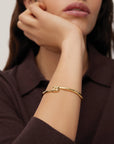 SLIM WOVEN SQUARE BANGLE
