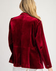 VELVET BLAZER