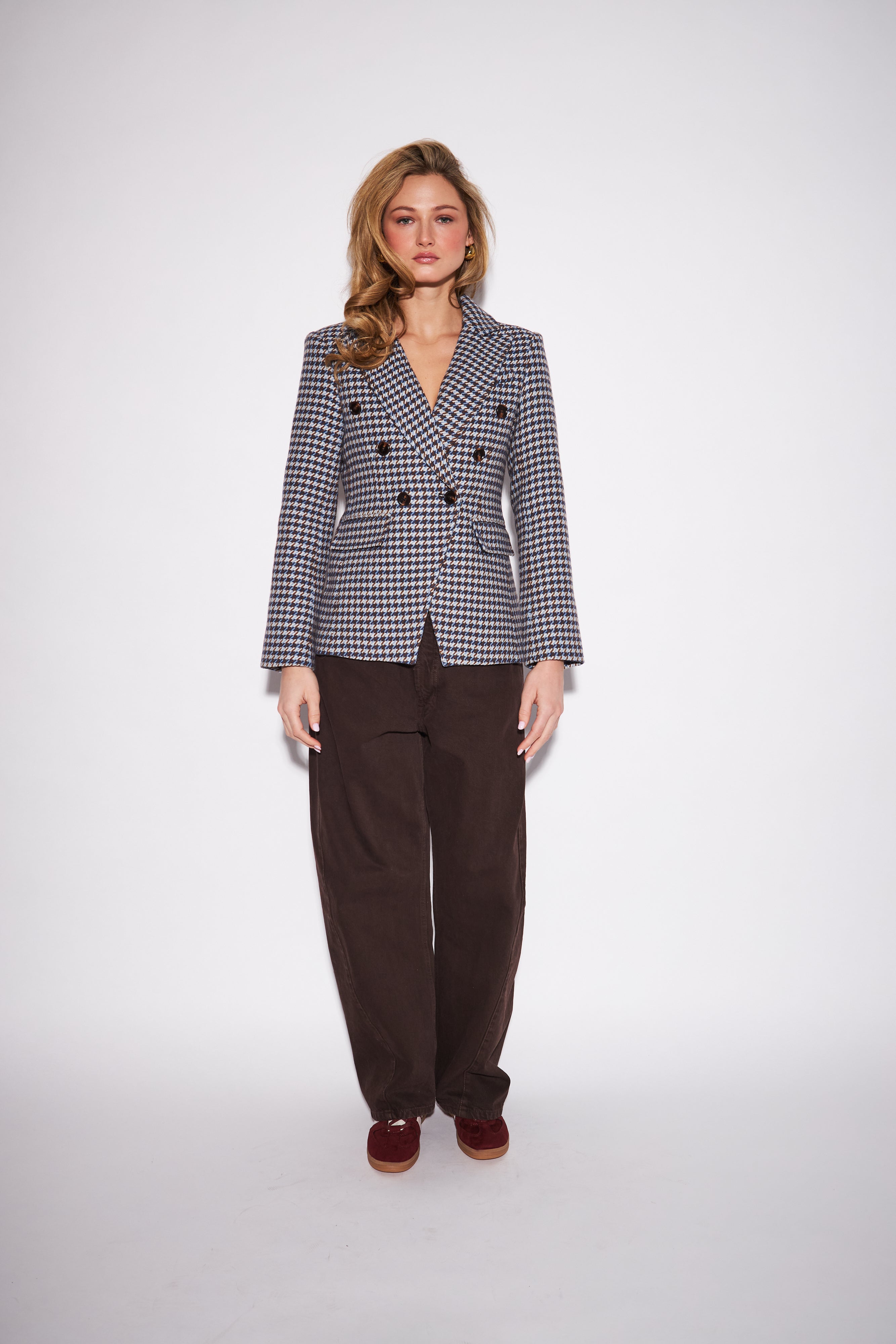 JODI HOUNDSTOOTH BLAZER