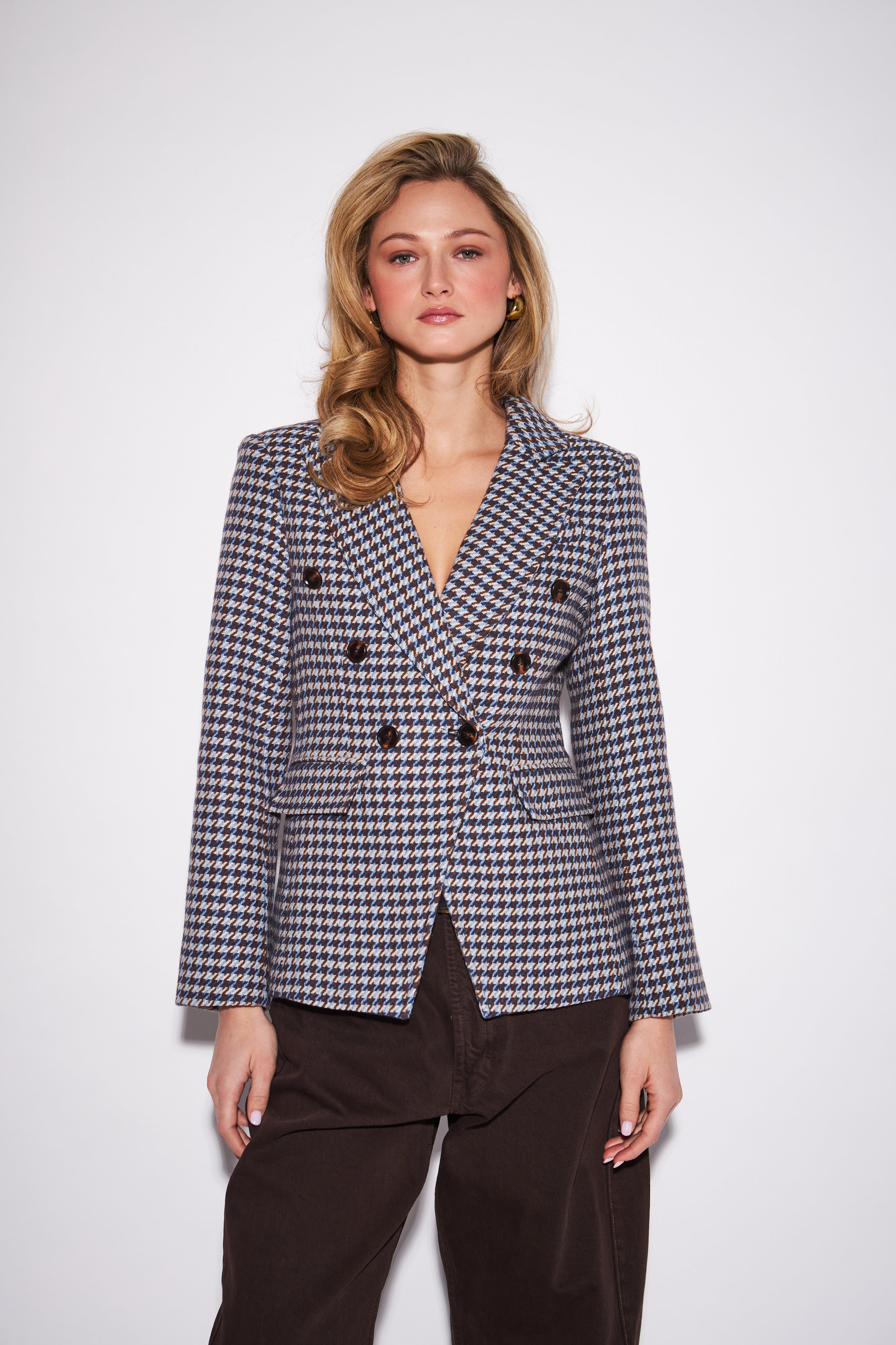 JODI HOUNDSTOOTH BLAZER