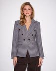 JODI HOUNDSTOOTH BLAZER