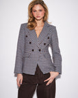 JODI HOUNDSTOOTH BLAZER
