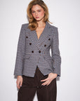 JODI HOUNDSTOOTH BLAZER