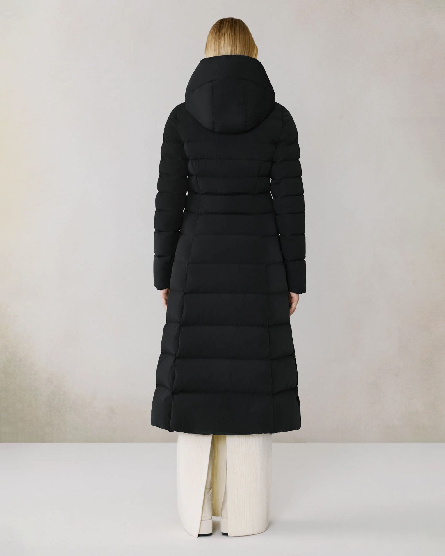 *COMING SOON* JUDY-L ASYMMETRIC STRETCH DOWN MAXI COAT