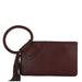 BRAIDED HANDLE WRISTLET WITH TASSEL