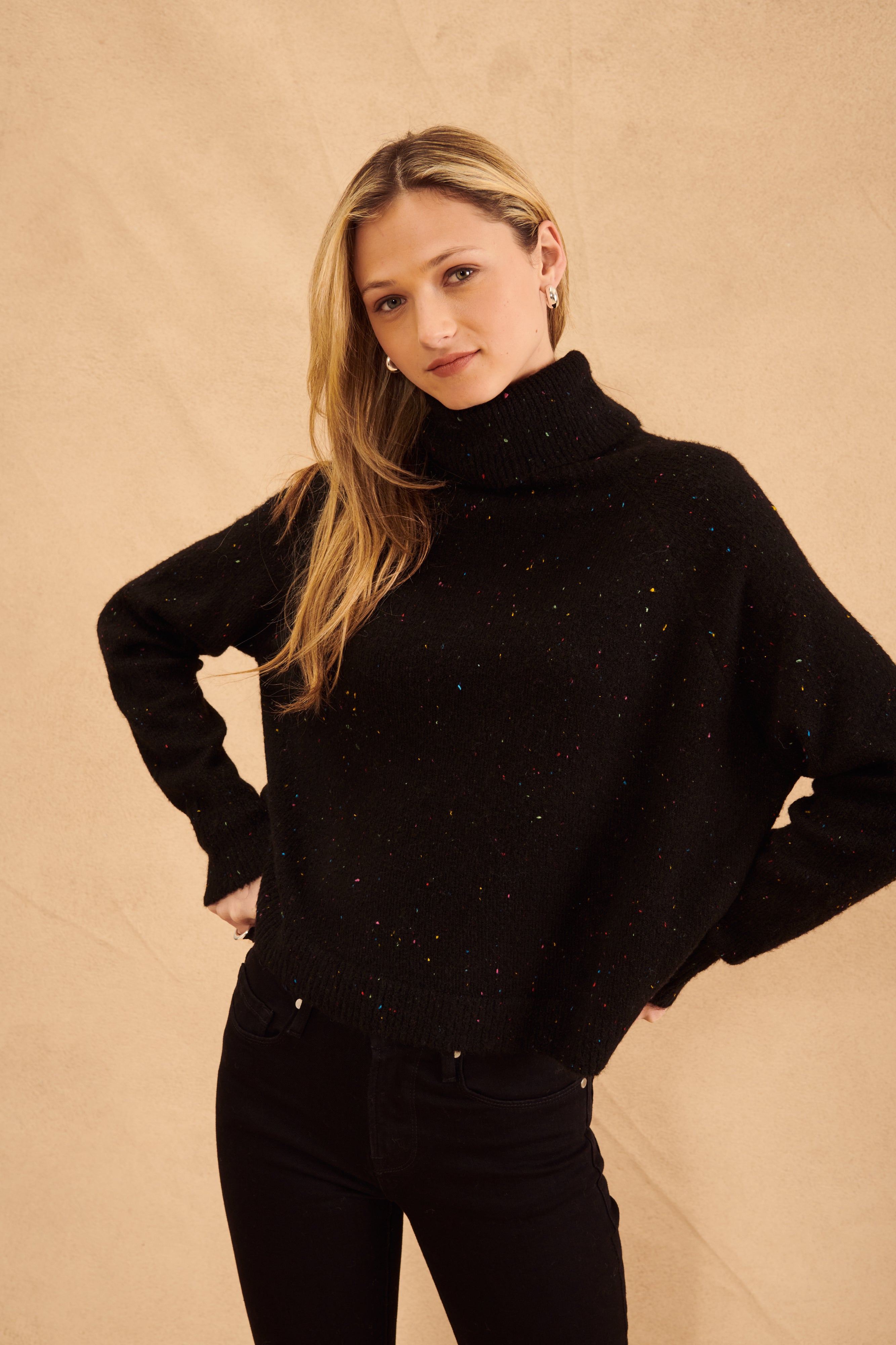 EMMETT SLOUCH NECK SWEATER