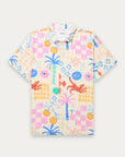 BEACH SHIRT IN CREAM SUNNY VIBES