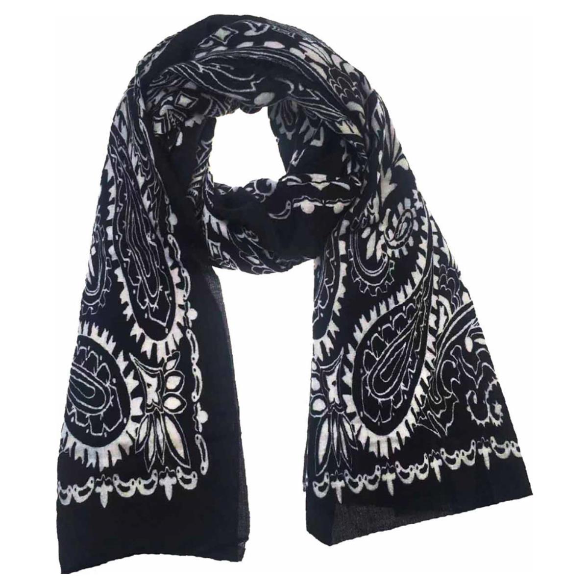 PUNCHY PAISLEY SCARF