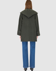 LEAH HOODED WOOL COAT