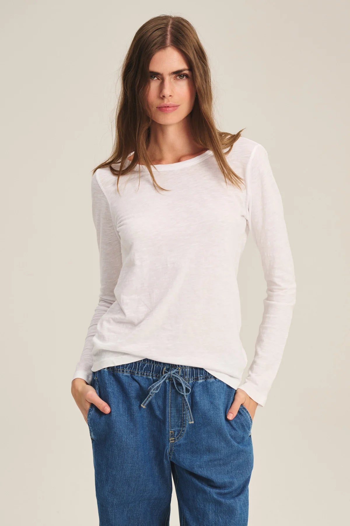 LIZZIE ORIGINALS LONG SLEEVE CREW NECK TEE